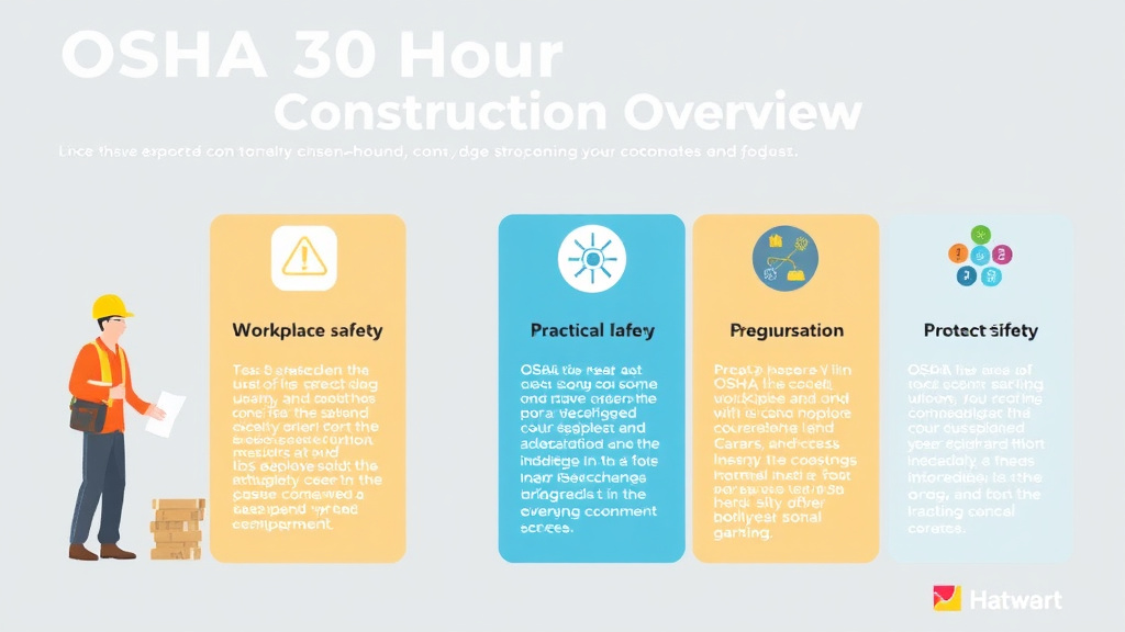 Practical workflow diagram for OSHA 30 Hour Construction Overview