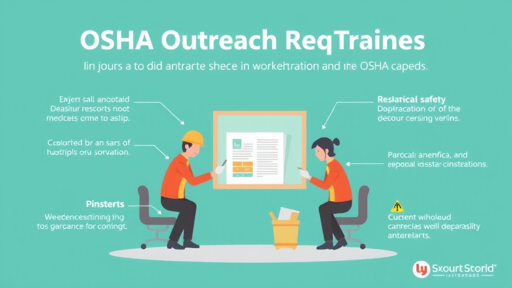 Practical checklist visual for OSHA Outreach Trainer Requirements
