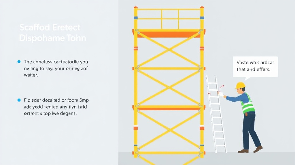 Practical workflow diagram for scaffold Erector Dismantler Training