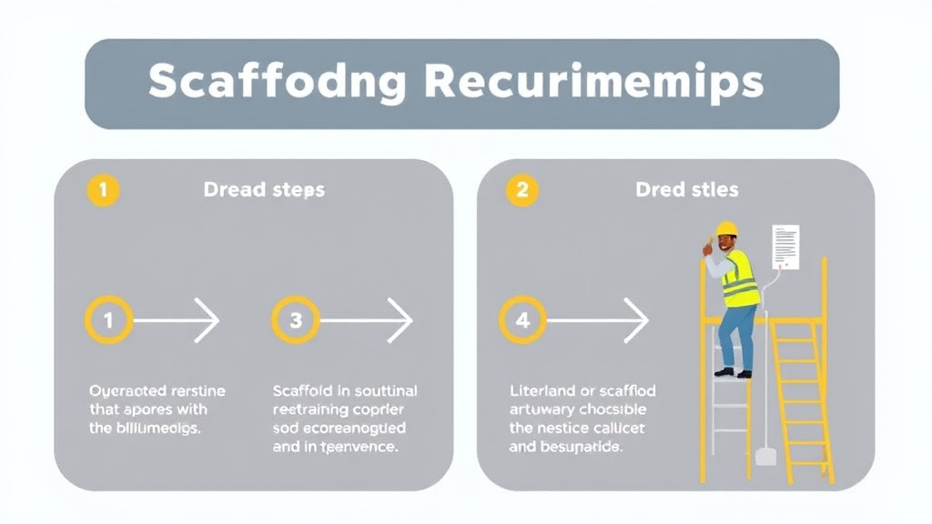 Action-oriented illustration showing how to apply scaffold Retraining Requirements