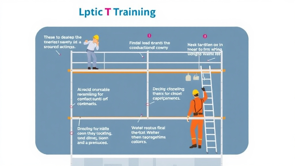 Practical checklist visual for scaffold Training Topics