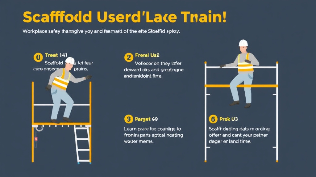 Step-by-step visual guide for implementing scaffold User Training
