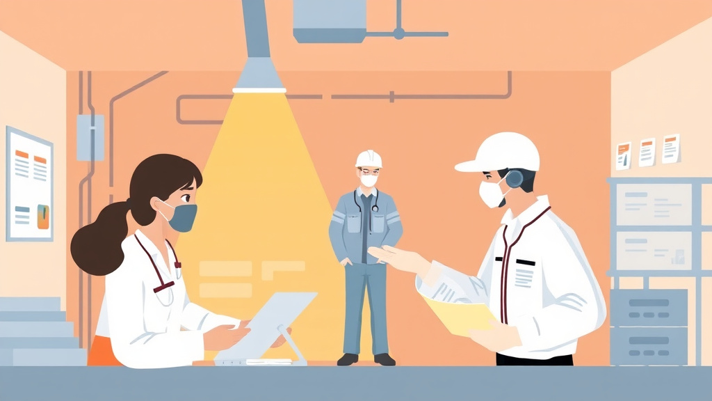 Educational graphic covering the essentials of silica Medical Surveillance Training