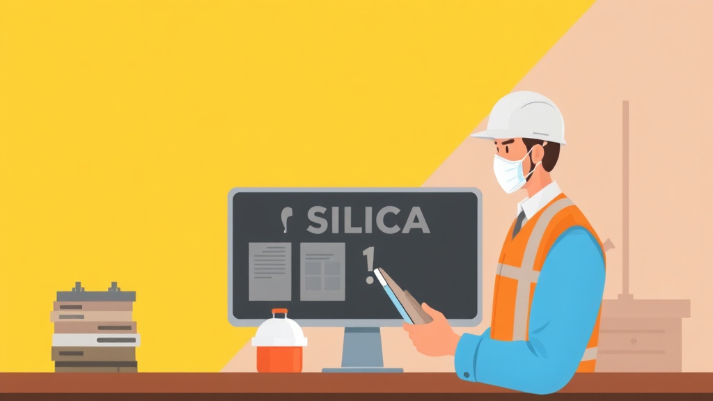 Illustration breaking down the fundamentals of silica Training for Supervisors