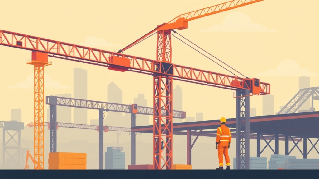 Educational graphic covering the essentials of steel Erection Training