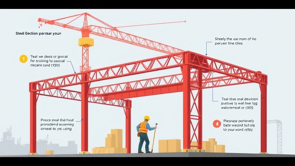 Real-world application diagram for steel Erection Training