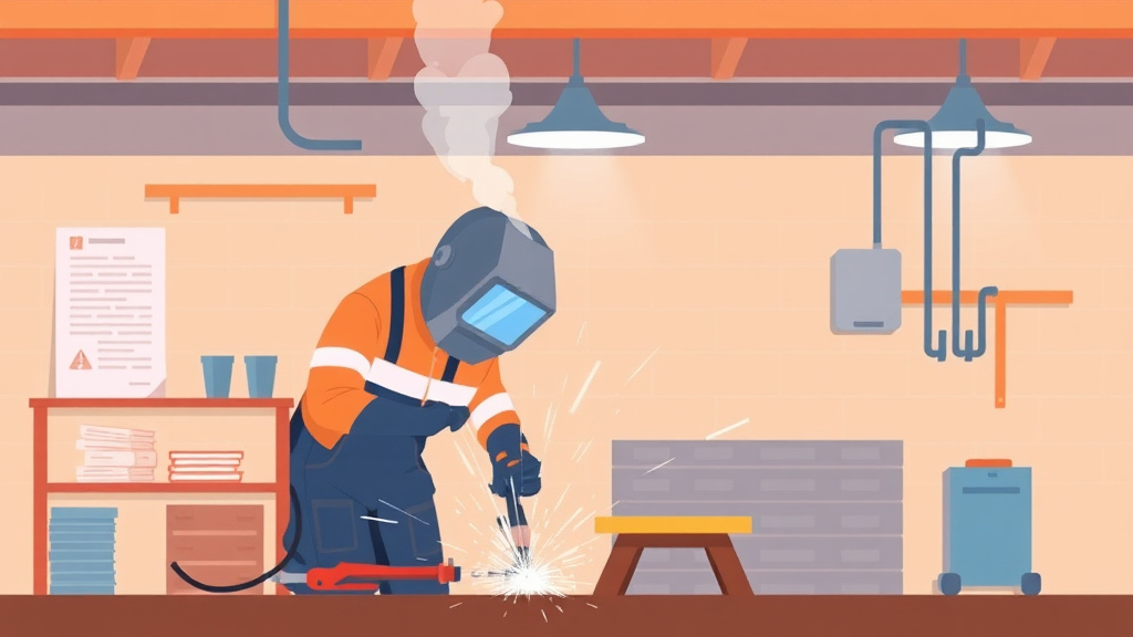 Educational graphic covering the essentials of welding Cutting Training Requirements