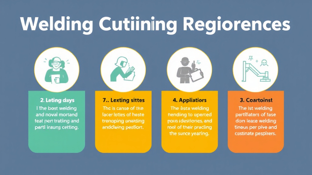 Step-by-step visual guide for implementing welding Cutting Training Requirements